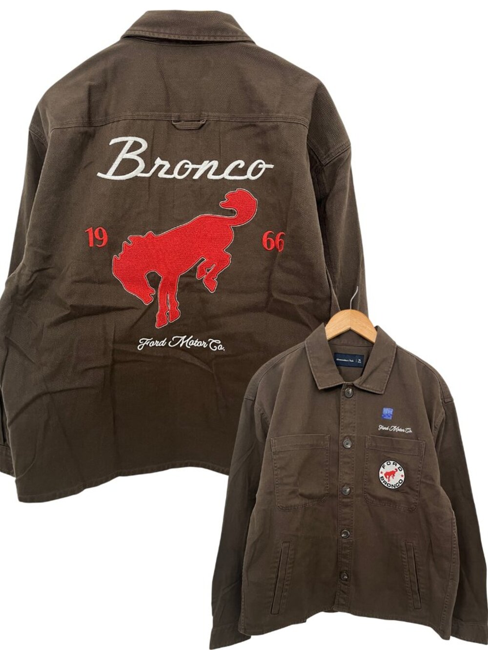 NWOT Abercrombie & Fitch Ford Bronco Men’s Shirt Jacket XL